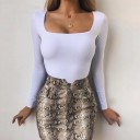 Dames body&#39;s met vierkante halslijn 4