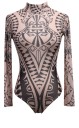 Dames body met lange mouwen B799 7