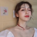 Dames choker ketting met hart D263 3