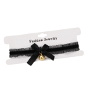 Dames choker met kant en een strikbedel met sluiting halsketting van fluweel kantaccessoire voor dagelijks gebruik en sociale gelegenheden 1