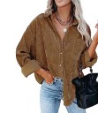 Dames corduroy overhemd P1934 5