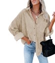Dames corduroy overhemd P1934 7