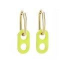 Dames creolen met hanger G1385 17