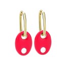 Dames creolen met hanger G1385 21