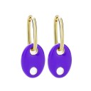 Dames creolen met hanger G1385 23