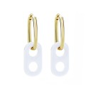 Dames creolen met hanger G1385 9