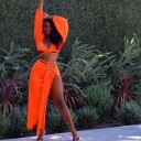 Dames crop top en rok B1044 9