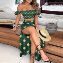 Dames crop top en rok B1053 6