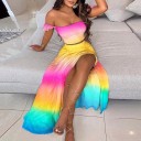 Dames crop top en rok B1053 5