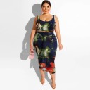 Dames crop top en rok B1057 7