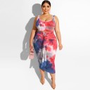 Dames crop top en rok B1057 4