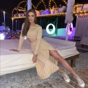 Dames crop top en rok B901 3