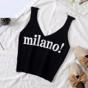 Dames crop top met print A1081 4