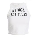 Dames crop top met print A1198 8