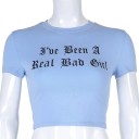 Dames crop top met print A1222 9