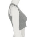Dames crop top met slangenprint 6