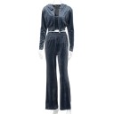 Dames crop top, sweatshirt en broek 6