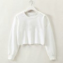 Dames cropped sweatshirt A19 8