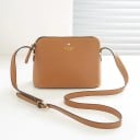 Dames crossbody tas met afgeronde vorm en rits Verstelbare schouderband met gesp PU leer en polyester Afmetingen 23 x 17 x 10 cm 3