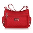 Dames crossbody tas voor over de schouder Gequilt voorpaneel Meer ritszakken Nylon en polyester 27 x 19 x 10 cm Voor dagelijks gebruik 2