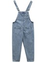 Dames denim broek met bretels A1906 1