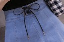 Dames denim minirok met veterdetail A1983 3