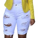 Dames denim shorts met gaten Elizabeth 8