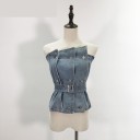 Dames denim top B280 1