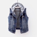 Dames denim vest P1859 3