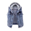 Dames denim vest P1859 4