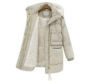 Dames donsjack met bont J1056 14