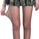 Dames doorschijnende kousen, kanten kousen met strepen, sexy kousen voor jurken, kostuums, nachtkleding, elegante lingerie, mode 4