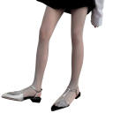 Dames doorschijnende kousen Kanten kousen met vlinders Elegante sexy kousen voor kostuums Voor avondjurken Romantische nachtkleding 3