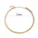 Dames elegante choker met verstelbare diameter van 13 cm, solide ontwerp voor speciale gelegenheden 3