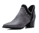 Dames enkellaarsjes met strass steentjes J1711 7