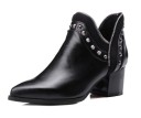 Dames enkellaarsjes met strass steentjes J1711 6