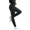 Dames fitnesslegging met hoge taille en print, elastische hardloopbroek met elastische taille voor training en oefeningen 1