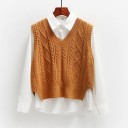 Dames gebreid vest P1419 8
