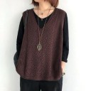 Dames gebreid vest P2263 3