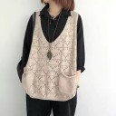 Dames gebreid vest P2264 4