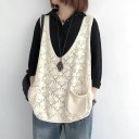 Dames gebreid vest P2264 5