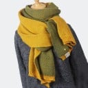 Dames gebreide winter sjaal J3189 9