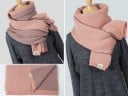 Dames gebreide winter sjaal J3189 16