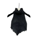 Dames Gehaakte Crop Top met Kraag en Bont Stijlvolle Winter Top Gebreide Uiterlijk Polyester Katoen 6