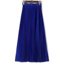 Dames geplooide rok met riem A1149 4