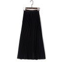 Dames geplooide rok met riem A1149 2
