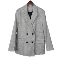 Dames geruite jas B892 2