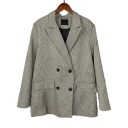 Dames geruite jas B892 4