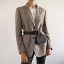 Dames geruite jas B920 1