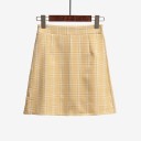Dames geruite minirok A981 4